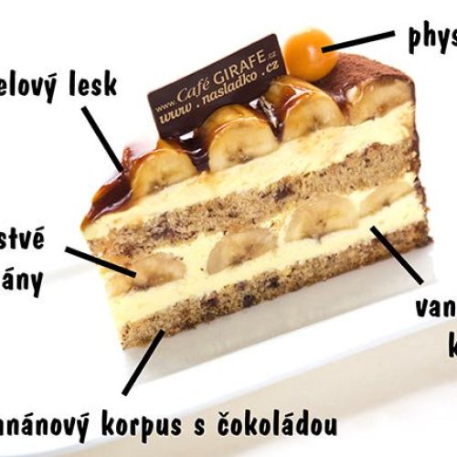 Banánový dort