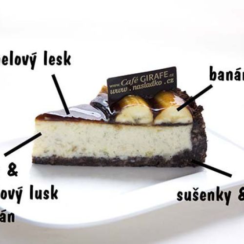 Cheesecake banánový