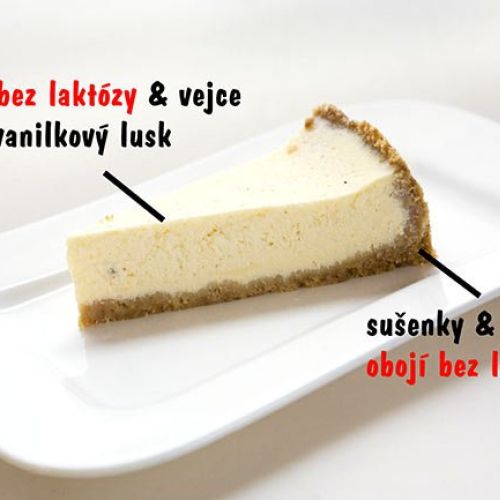 Cheesecake bez laktózy