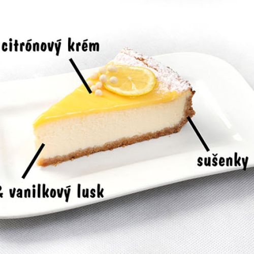 Cheesecake citrónový