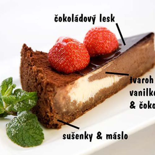 Cheesecake čokoládový