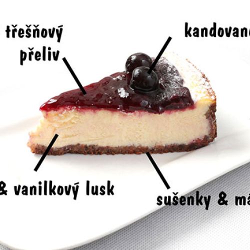 Cheesecake třešňový