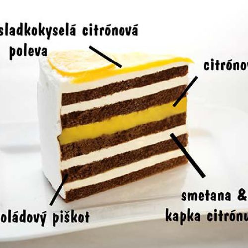Citrónový dort